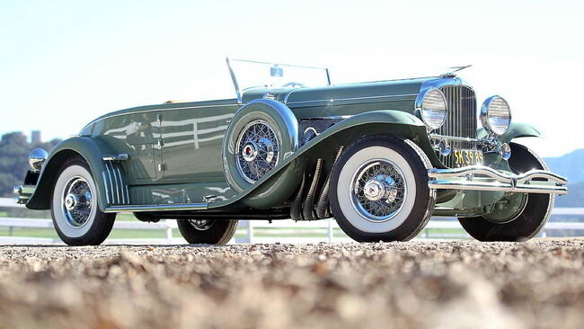 Duesenberg Model J Disappearing Top Convertible Coupe 1933 01 650x366