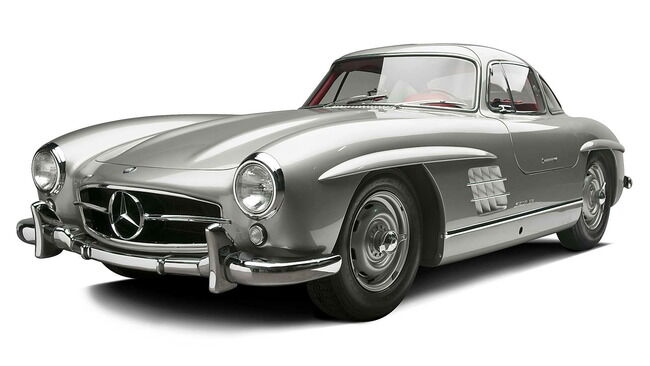 Mercedes Benz 300SL Gullwing Coupe 1955 01 650x366
