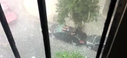 Cómo no proteger tu coche del granizo