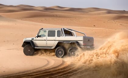 Mercedes G63 AMG 6X6, un Clase G de seis ruedas
