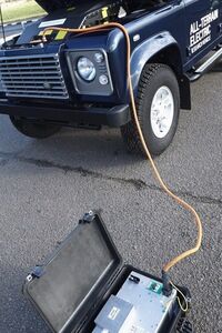 Land Rover Defender Electric Carga 200x300