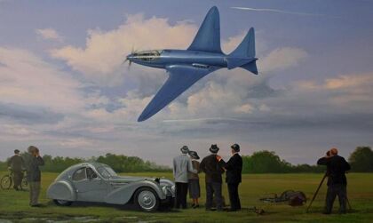 El Bugatti que surcará los cielos 75 años después