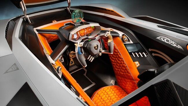 Lamborghini Egoista 2013 Interior 650x366