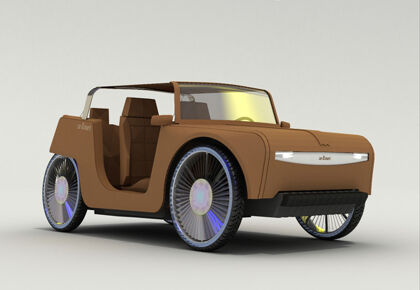 ¿El coche de cartón? Al contenedor azul