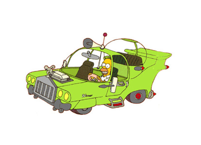 coche homer simpson