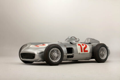 El Mercedes Benz W196 Fórmula 1 de Fangio, a subasta