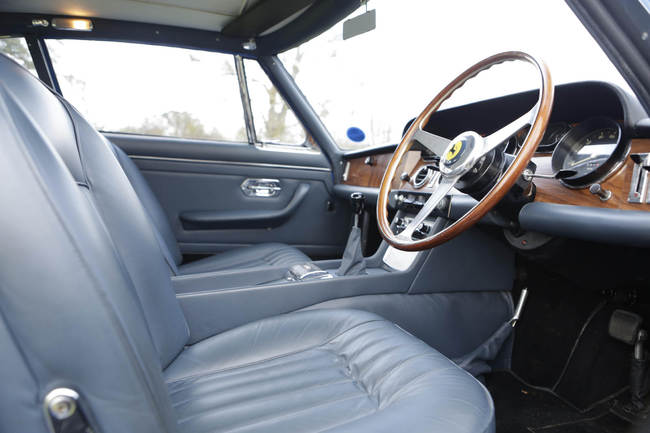 1965 Ferrari 330GT John Lennon interior 2