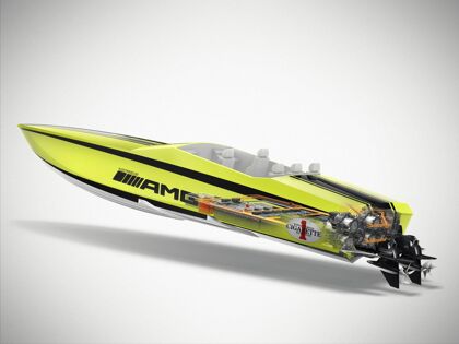El barco eléctrico diseñado por Mercedes AMG