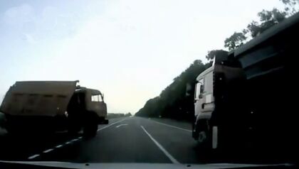 Accidentes en Rusia: hay gente con mucha suerte