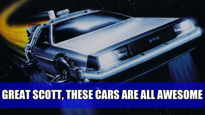 Los coches de Regreso al Futuro