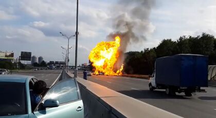 El camión ruso que explotó 39 veces