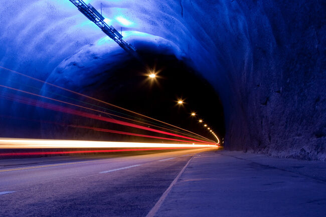 tunel luces