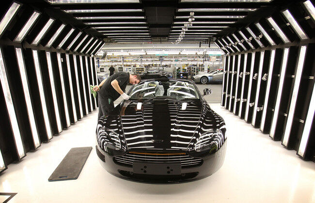 Production At The Aston Martin Factory