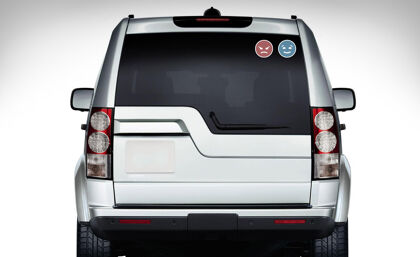 Pegatinas para el coche según el estado de ánimo