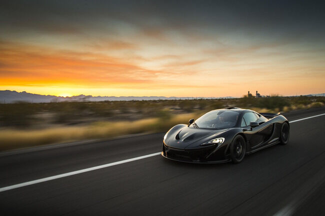 McLaren P1 Test calor extremo 08