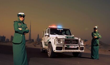 Brabus B63S–700 Widestar, el nuevo coche de la policía de Dubai