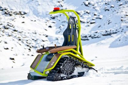 Ziesel, la silla de ruedas eléctrica para la nieve