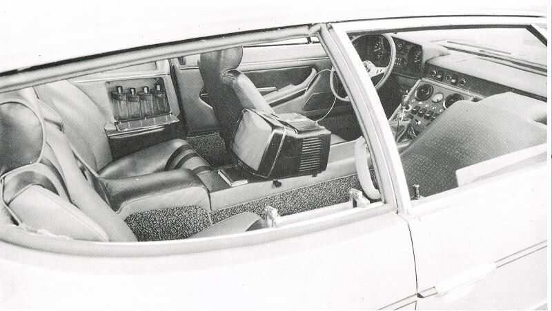 lamborghini minibar tv