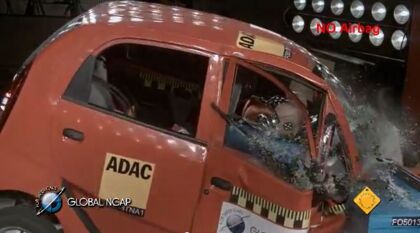 Tata Nano: Así choca un coche con cero estrellas EuroNCAP