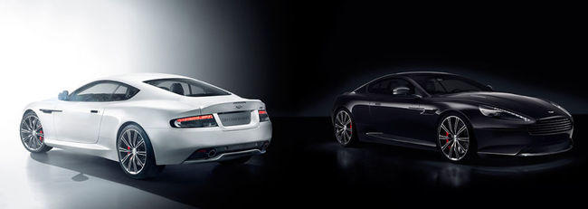 Aston Martin DB9 Carbon Black White 2014