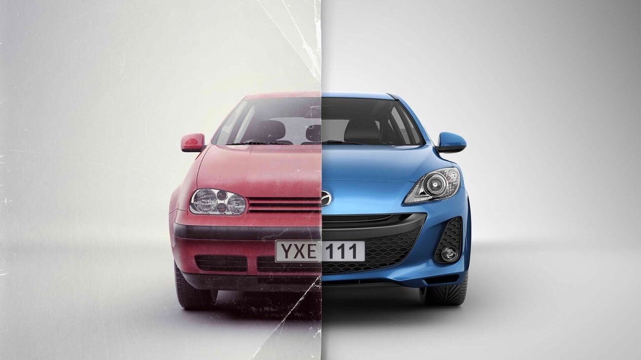 Coche Viejo Coche Nuevo