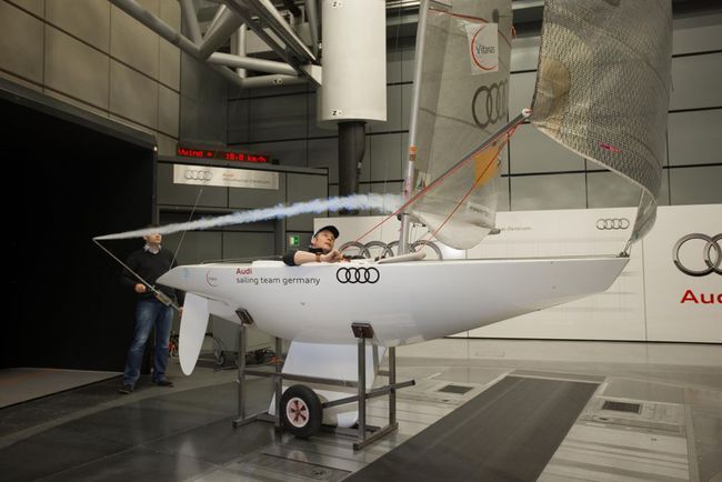 Audi tunel de viento vela