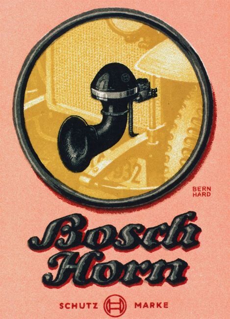 bocina electrica Bosch 1914