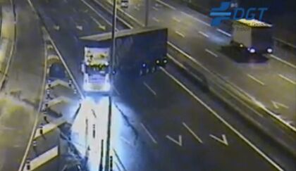 La maniobra que puede costarle dos años de cárcel a este camionero