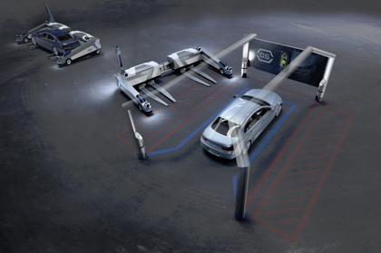Ray, el robot que aparca tu coche en el aeropuerto de Düsseldorf