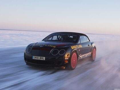 Bentley Continental-GT Supersports Convertible Ice Record Car 2011