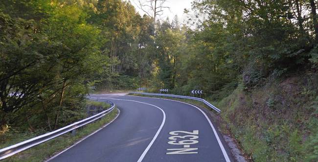 carretera peligrosa asturias