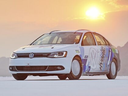 Volkswagen Jetta Hybrid Bonneville Speed Record Car 2012