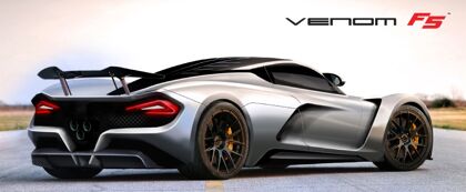 Hennessey Venom F5, 1.400 CV de potencia para ser el coche más rápido