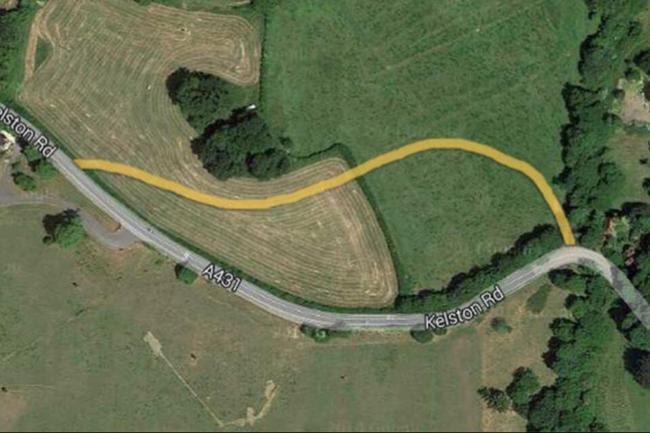 Kelston Troll Road trazado