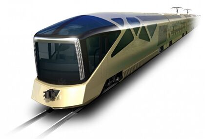 El tren de lujo japonés del diseñador de Ferrari
