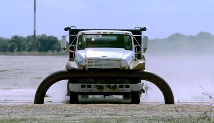 La increíble barrera anti-camiones explosivos