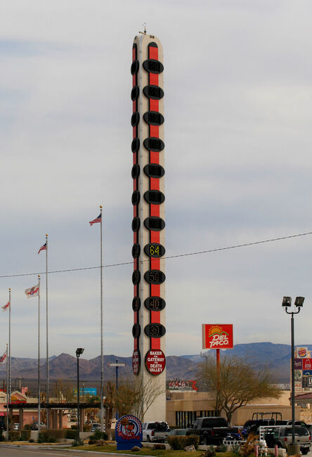 Biggest Thermometer -  Baker, California
