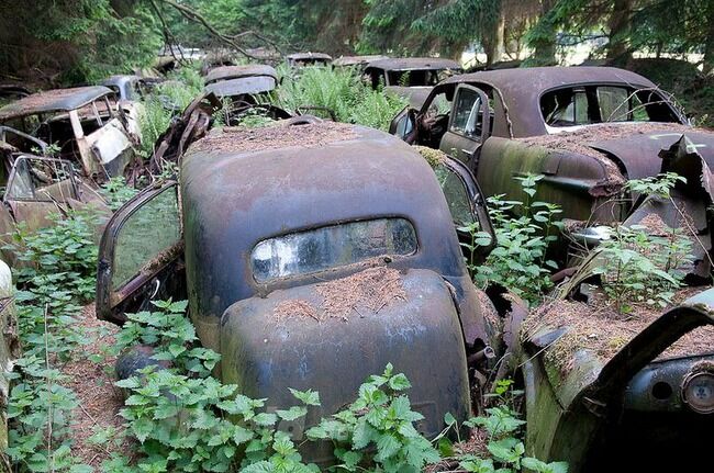 Cementerio de coches de Chatillon  15