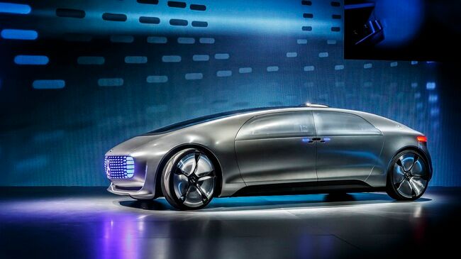 World premiere of the Mercedes-Benz F 015 Luxury in Motion at the CES, Las Vegas 2015 Weltpremiere des Mercedes-Benz F 015 Luxury in Motion auf der CES, Las Vegas 2015