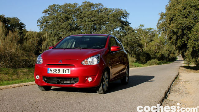 Prueba Mitsubishi Space Star 2014 exterior 12