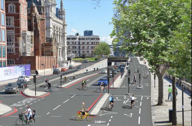 proyecto carril bici Londres