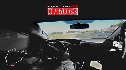 El Honda Civic Type R presume de récord en Nürburgring