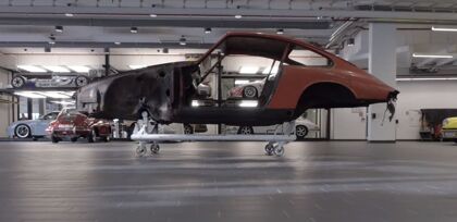 El maravilloso proceso de restauración de un Porsche 911