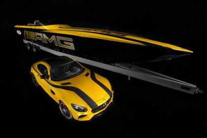 El sorprendente barco basado en el Mercedes-AMG GT S