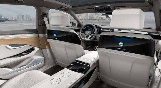 Volkswagen C Coupe GTE Concept 2015 interior 04