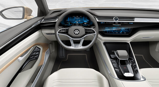 Volkswagen C Coupe GTE Concept 2015 interior 06