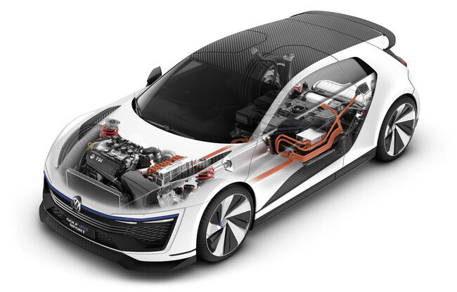 Volkswagen Golf GTE Sport Concept 2015 tecnica 02
