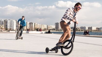 Halfbike, el patín que promete revolucionar movilidad urbana