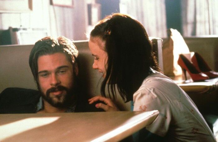KALIFORNIA, from left: Brad Pitt, Juliette Lewis, 1993, © Gramercy Pictures