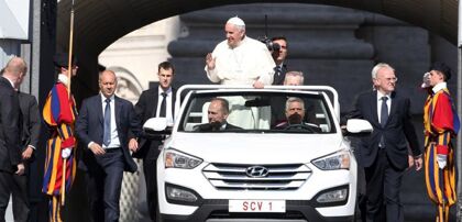 El nuevo Papamóvil es un Hyundai